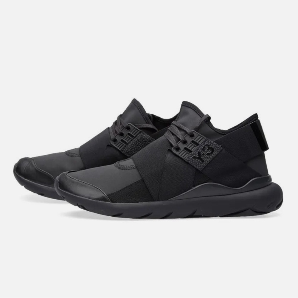 Y-3 Yohji Yamamoto Adidas Qasa High 'Black' Trainer